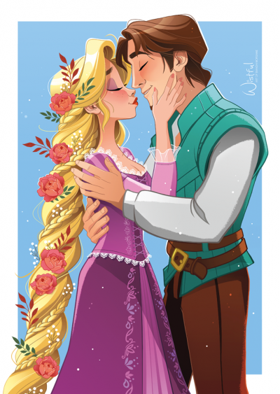 Raiponce & Flynn Kiss
